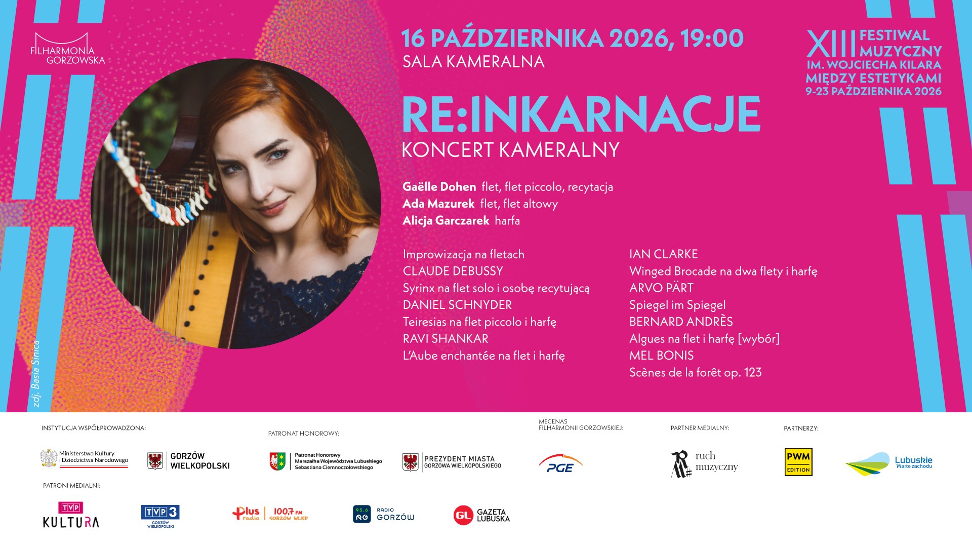 RE:INKARNACJE KONCERT KAMERALNY | XIII Festiwal Muzyczny im. Wojciecha Kilara